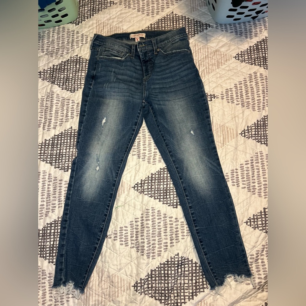 Lucky Brand Ava Mid-Rise Skinny Jeans